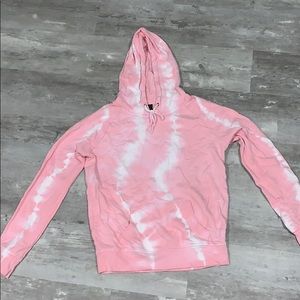 pink tie dye sweatshirt